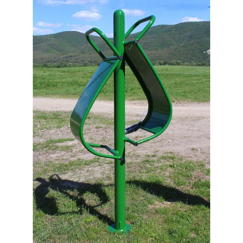 1138X Bauchmuskeltrainer, stehend - Outdoor Fitnessgerät
