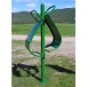 1138X Bauchmuskeltrainer, stehend - Outdoor Fitnessgerät