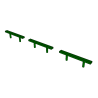 LE.ZL.008 Balance Bar - Echipament de fitness pentru exterior