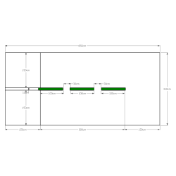 LE.ZL.008 Balance Bar - Echipament de fitness pentru exterior