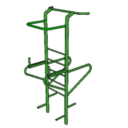 LE.ST.040 Aparat de antrenament multifunc?ional - Fitness pentru exterior Echipament