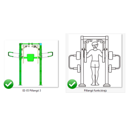 EE-05 Pec Fly - Echipament de fitness pentru exterior