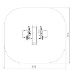 EE-04 Presă la bancă - Echipament de fitness pentru exterior